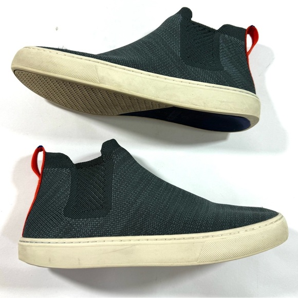 Rothy’s Chelsea Knit Shoes Slip On Grey Womens - Picture 2 of 10